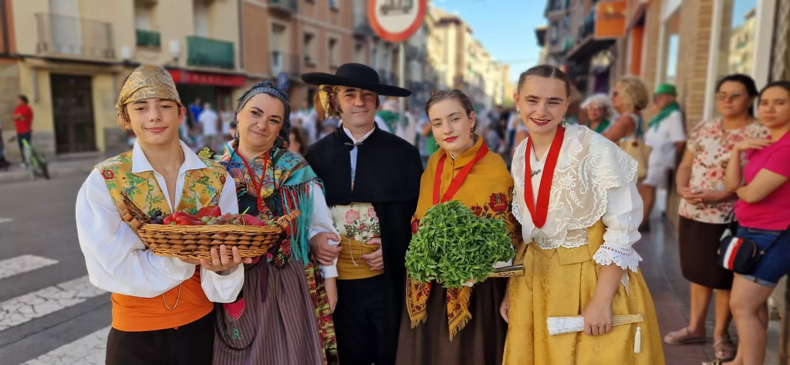 Ofrenda de Flores y Frutos a San Lorenzo. Foto Myriam Martínez