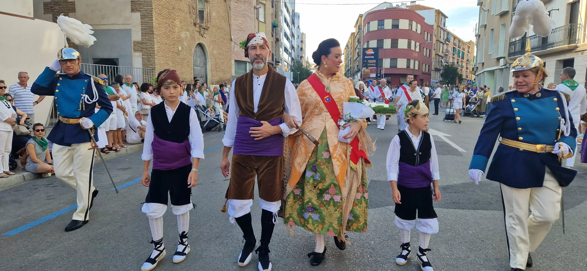 Ofrenda de Flores y Frutos a San Lorenzo. Foto Myriam Martínez