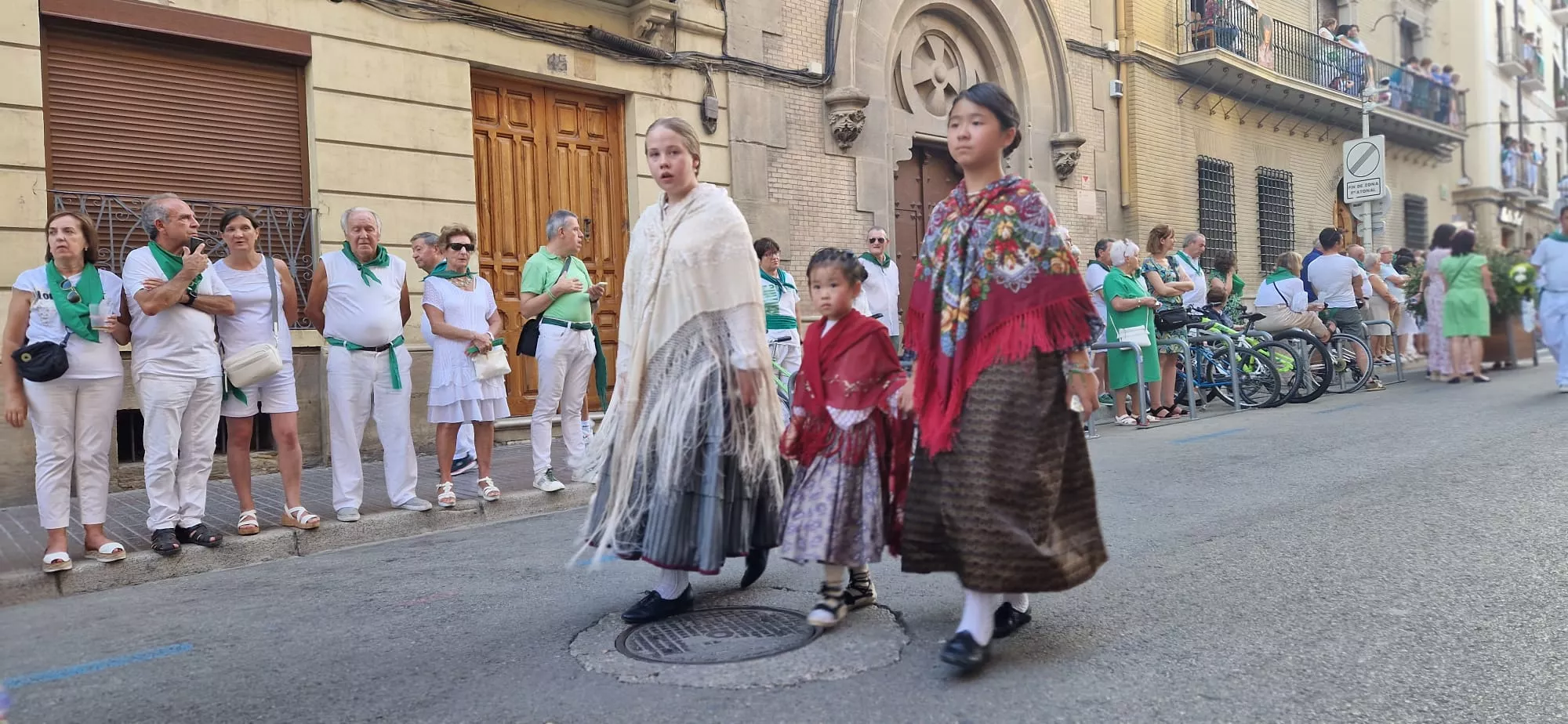 Ofrenda de Flores y Frutos a San Lorenzo. Foto Myriam Martínez