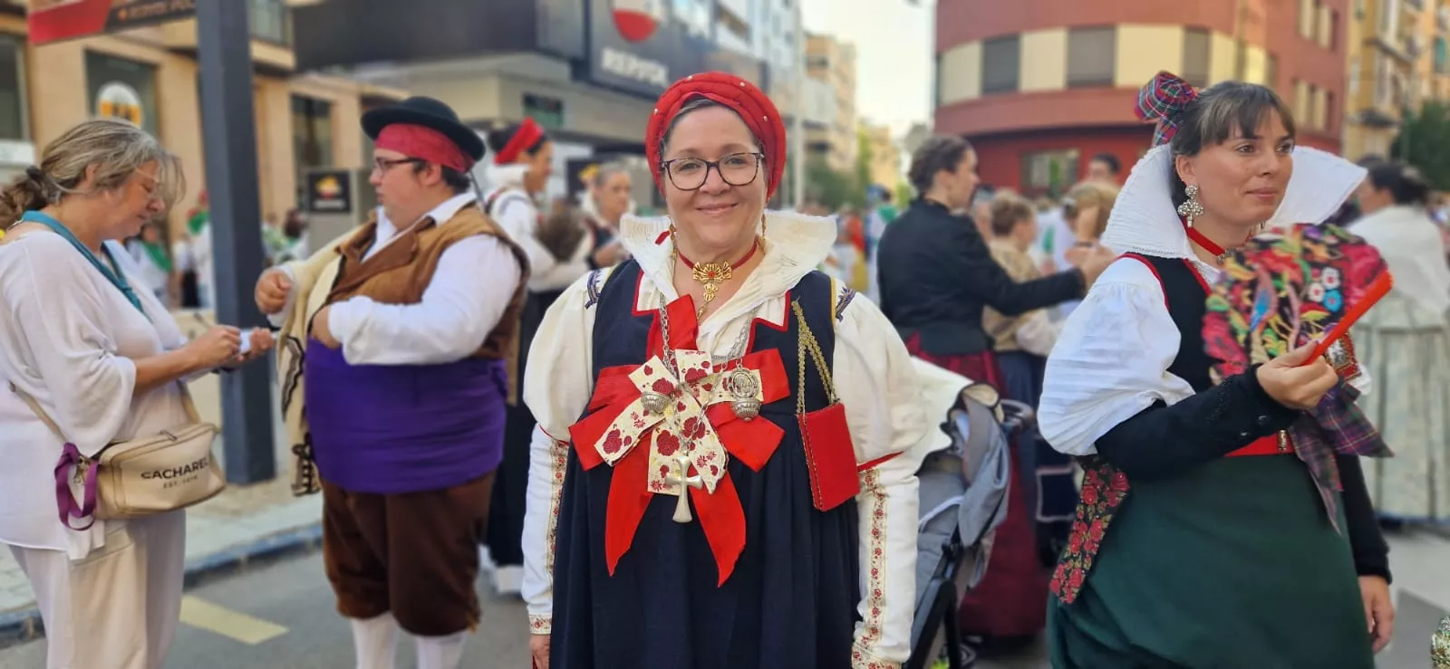 Ofrenda de Flores y Frutos a San Lorenzo. Foto Myriam Martínez