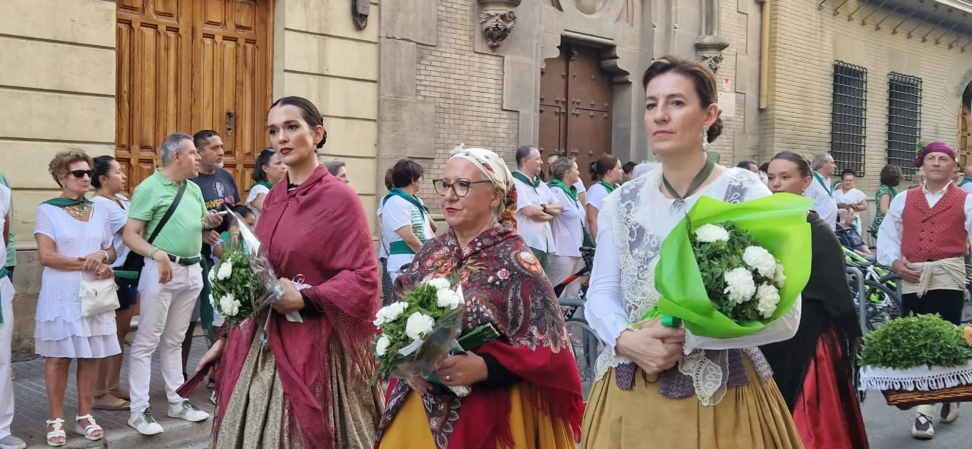 Ofrenda de Flores y Frutos a San Lorenzo. Foto Myriam Martínez