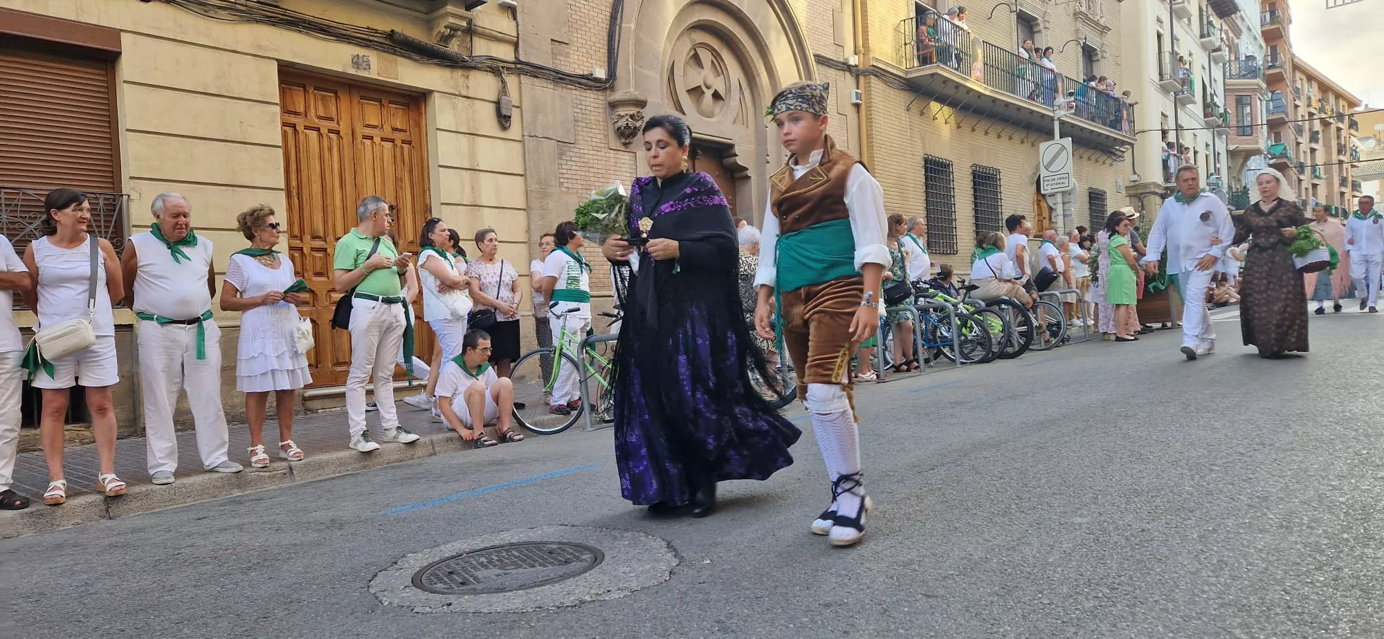 Ofrenda de Flores y Frutos a San Lorenzo. Foto Myriam Martínez