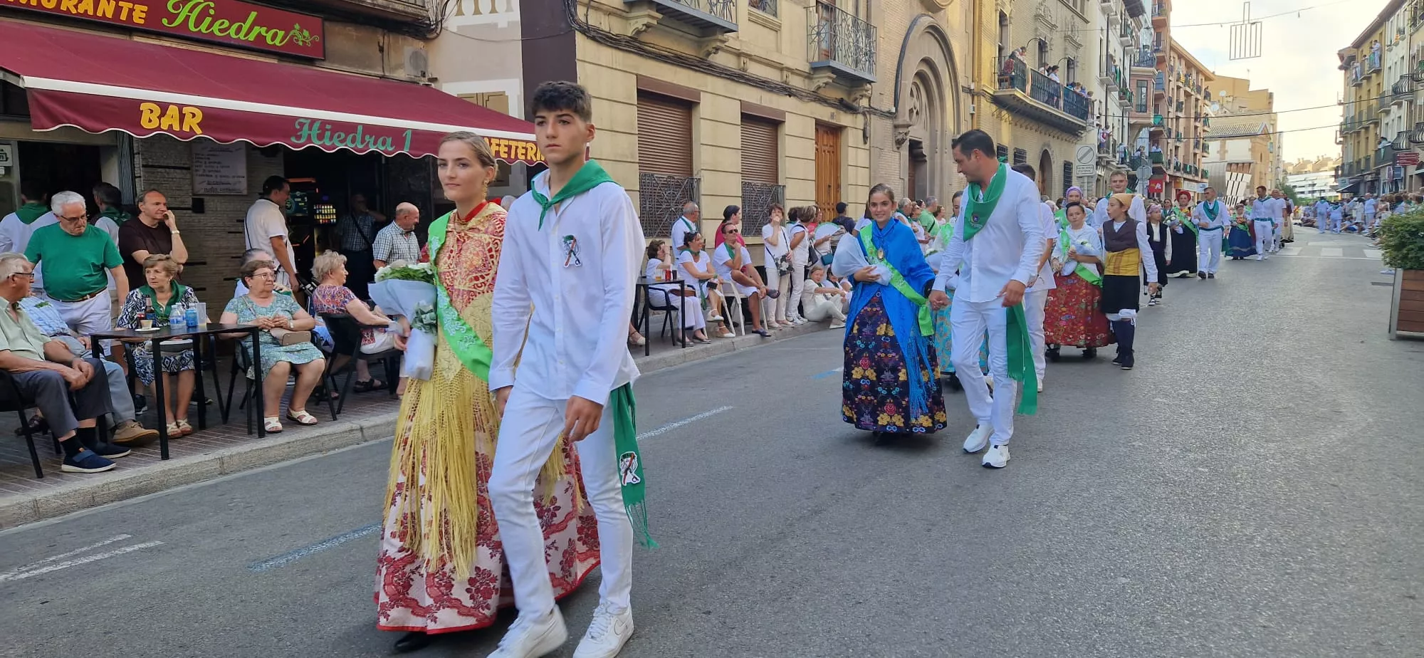 Ofrenda de Flores y Frutos a San Lorenzo. Foto Myriam Martínez