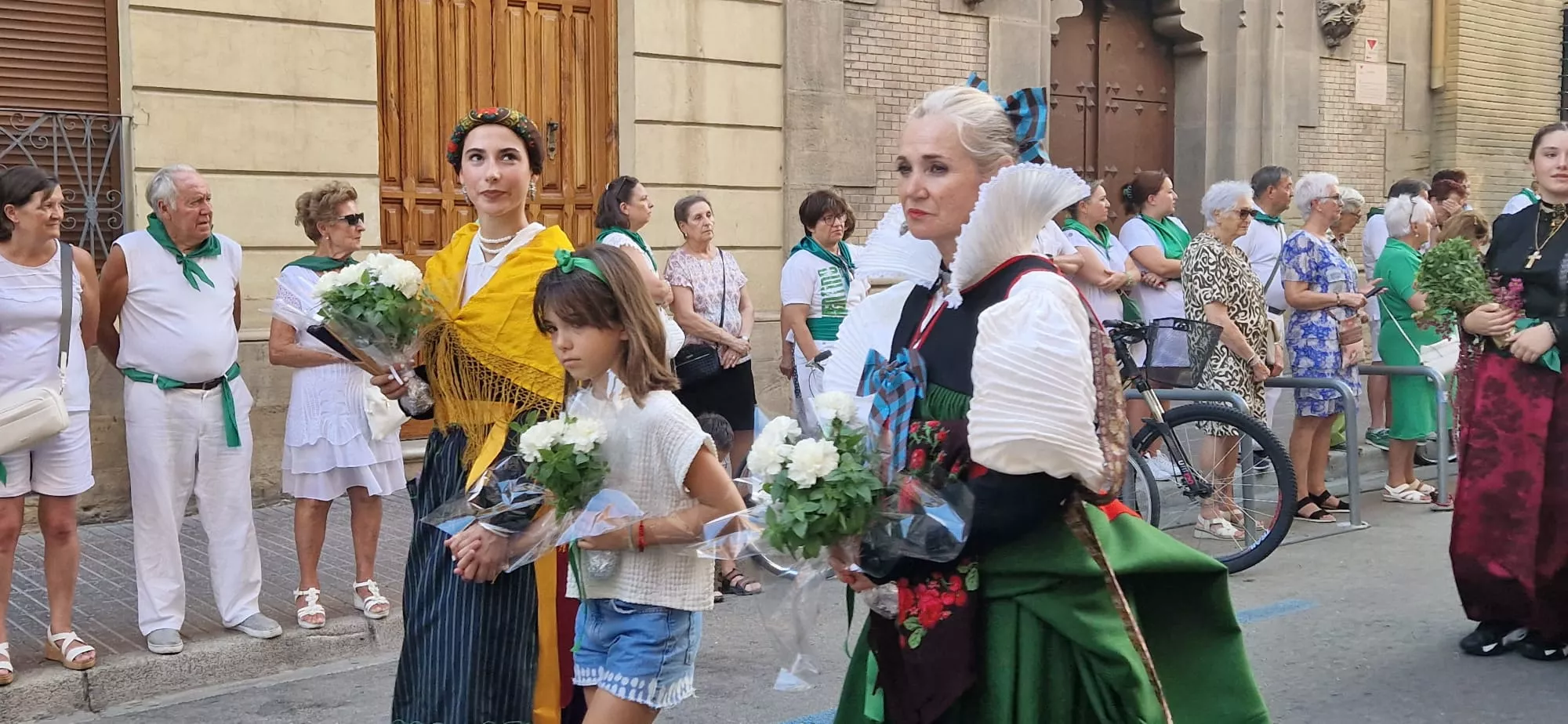Ofrenda de Flores y Frutos a San Lorenzo. Foto Myriam Martínez