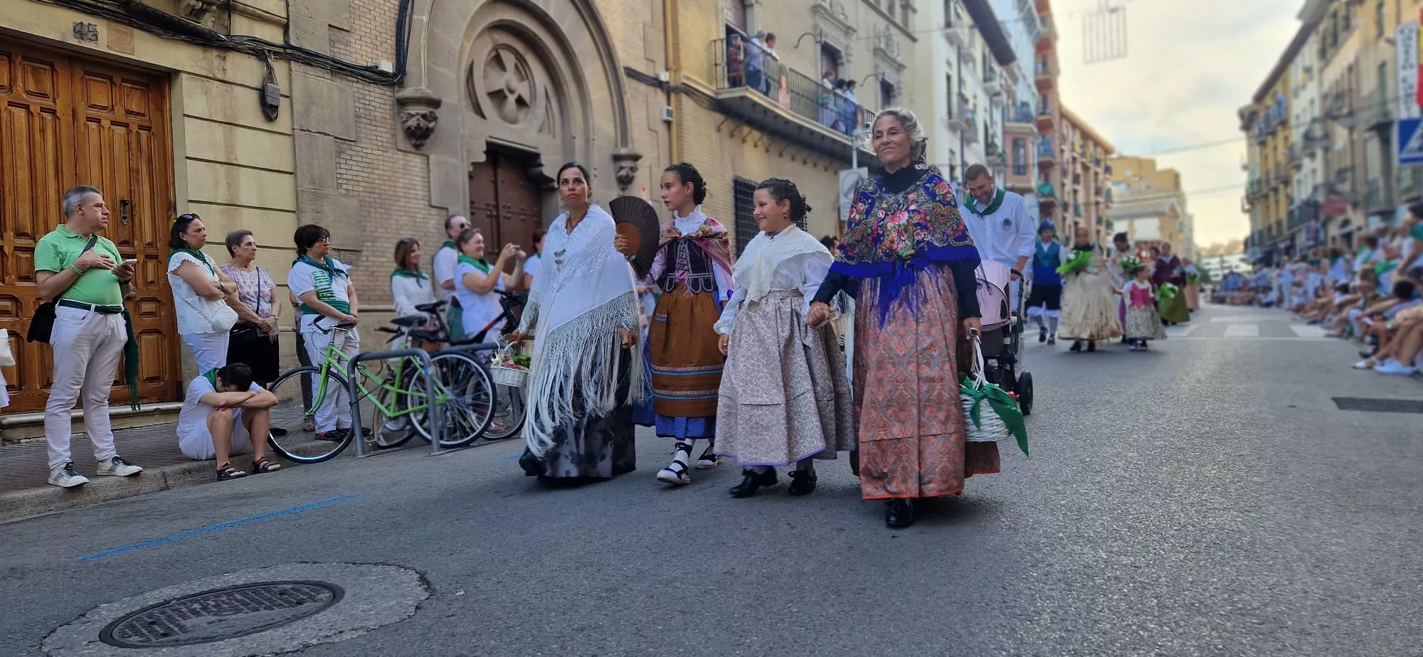 Ofrenda de Flores y Frutos a San Lorenzo. Foto Myriam Martínez