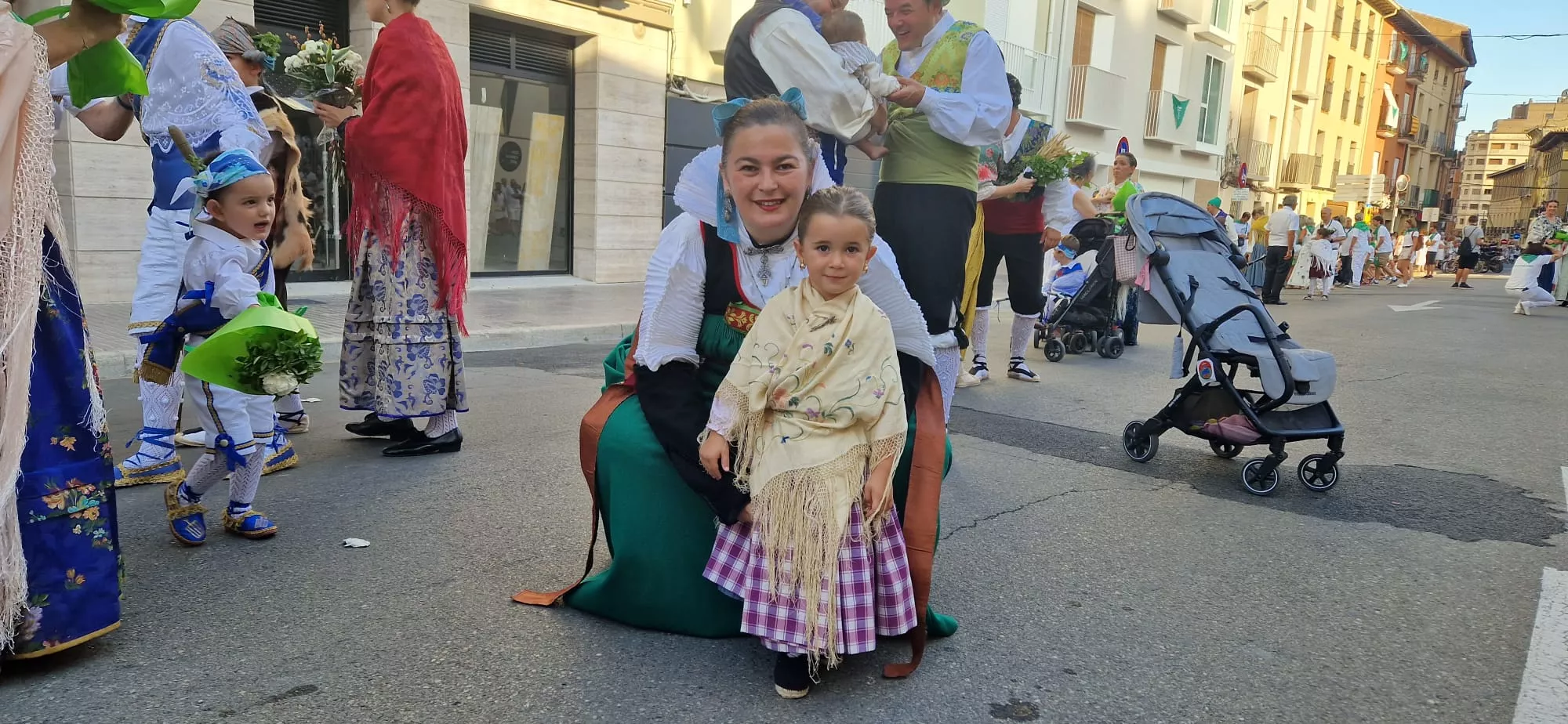 Ofrenda de Flores y Frutos a San Lorenzo. Foto Myriam Martínez