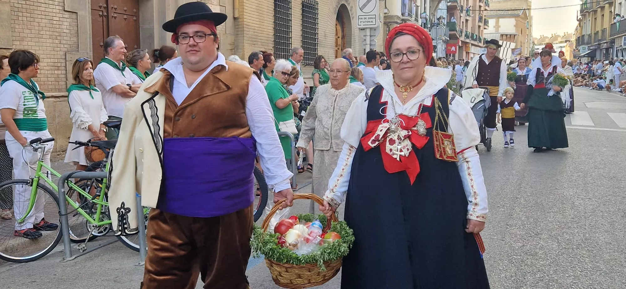 Ofrenda de Flores y Frutos a San Lorenzo. Foto Myriam Martínez