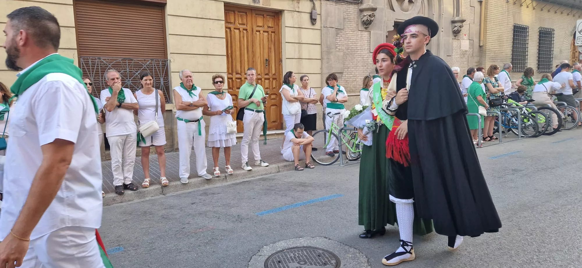 Ofrenda de Flores y Frutos a San Lorenzo. Foto Myriam Martínez