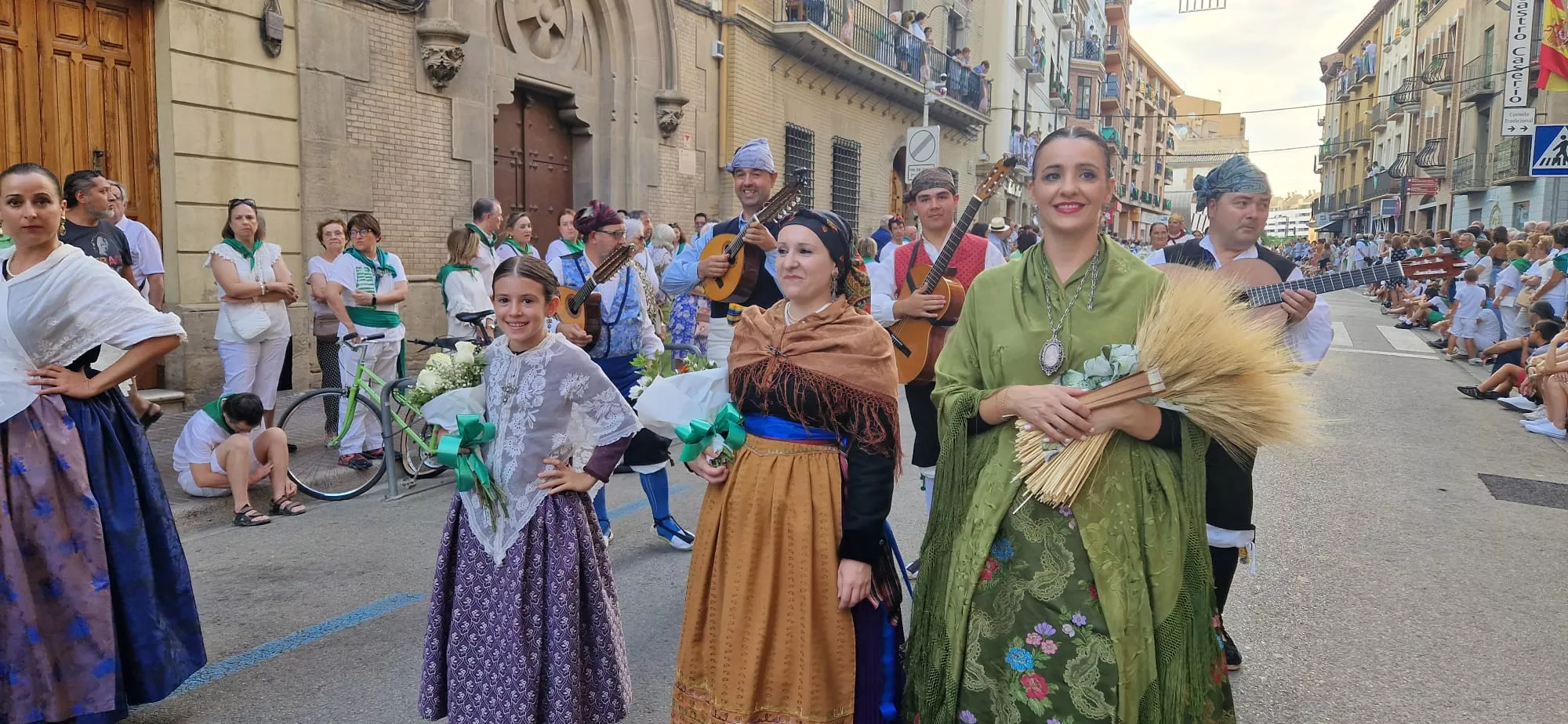 Ofrenda de Flores y Frutos a San Lorenzo. Foto Myriam Martínez