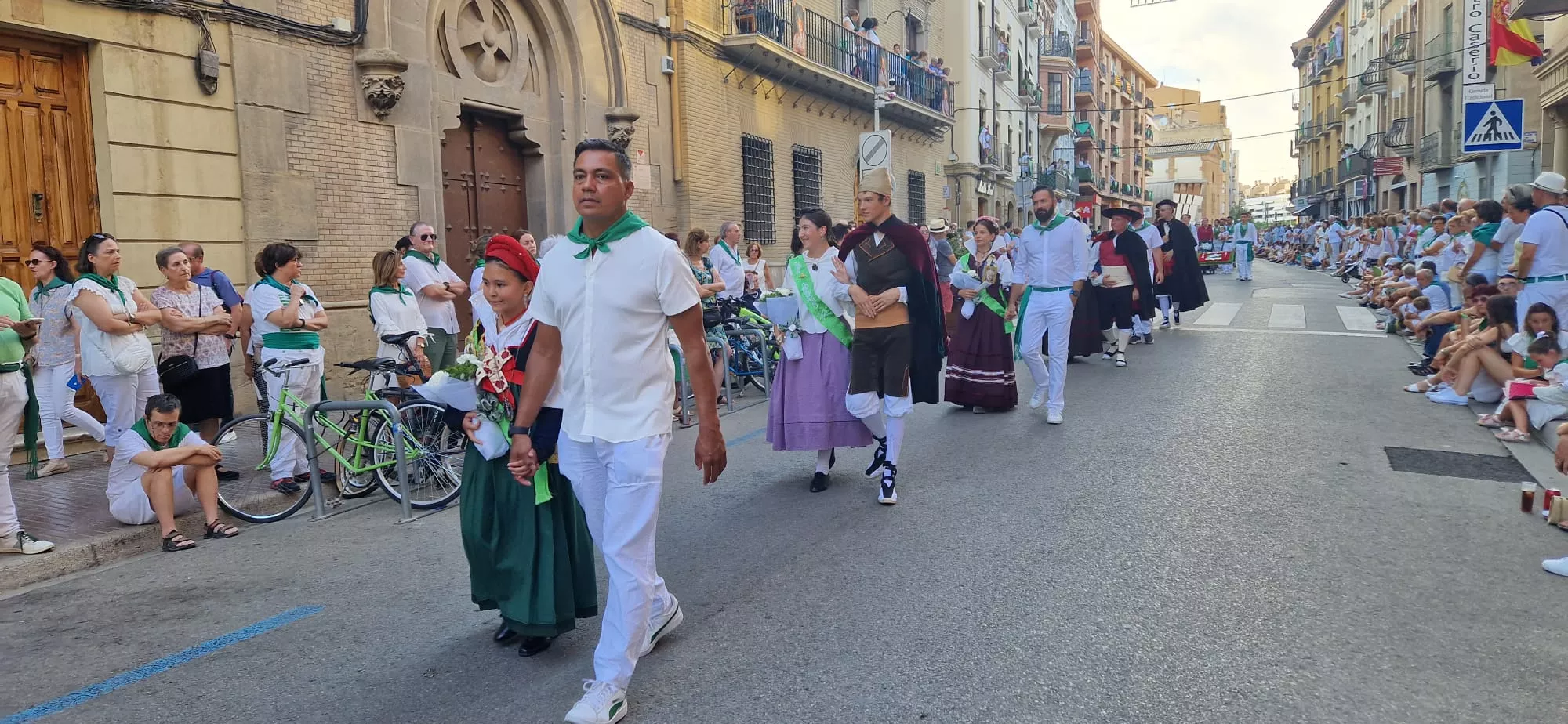 Ofrenda de Flores y Frutos a San Lorenzo. Foto Myriam Martínez