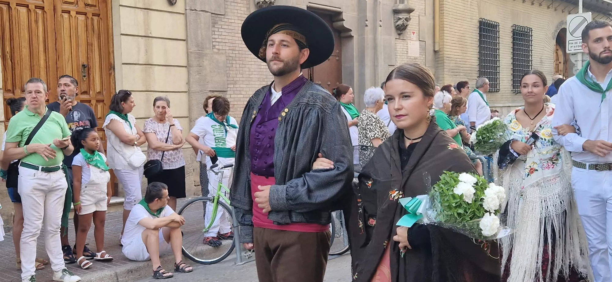 Ofrenda de Flores y Frutos a San Lorenzo. Foto Myriam Martínez