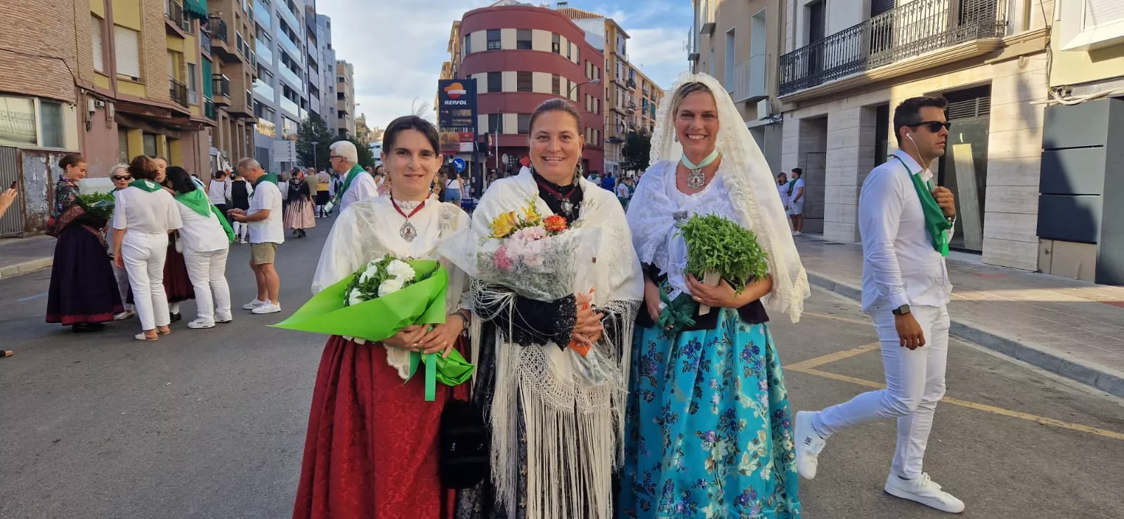 Ofrenda de Flores y Frutos a San Lorenzo. Foto Myriam Martínez