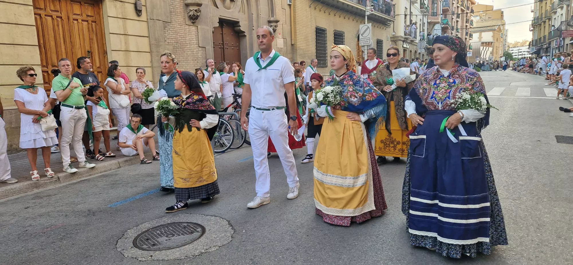 Ofrenda de Flores y Frutos a San Lorenzo. Foto Myriam Martínez