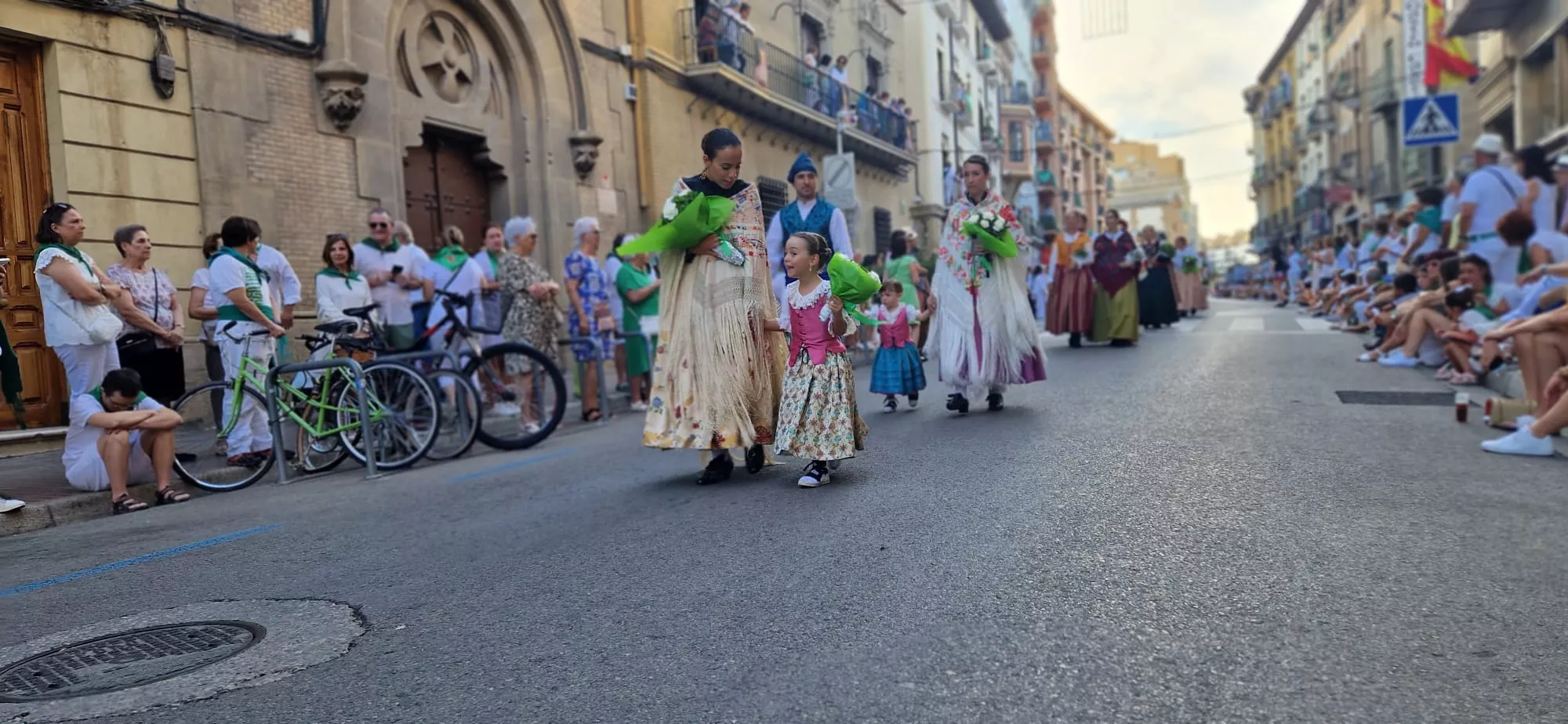 Ofrenda de Flores y Frutos a San Lorenzo. Foto Myriam Martínez