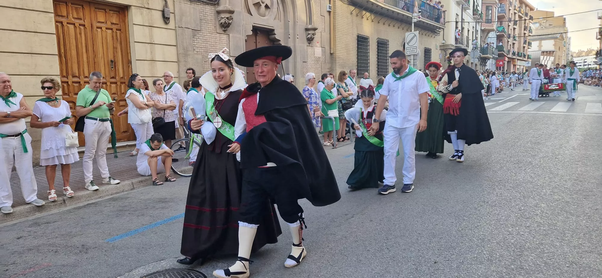 Ofrenda de Flores y Frutos a San Lorenzo. Foto Myriam Martínez