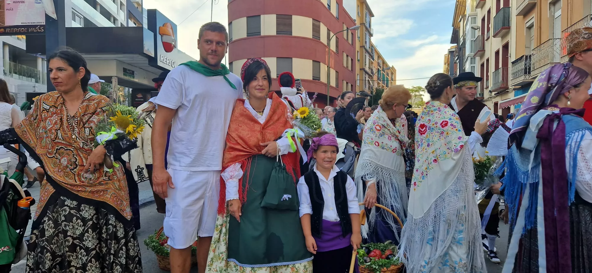 Ofrenda de Flores y Frutos a San Lorenzo. Foto Myriam Martínez