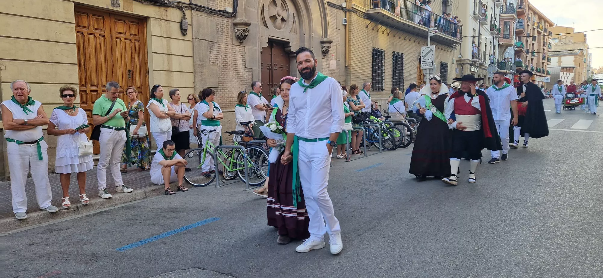 Ofrenda de Flores y Frutos a San Lorenzo. Foto Myriam Martínez