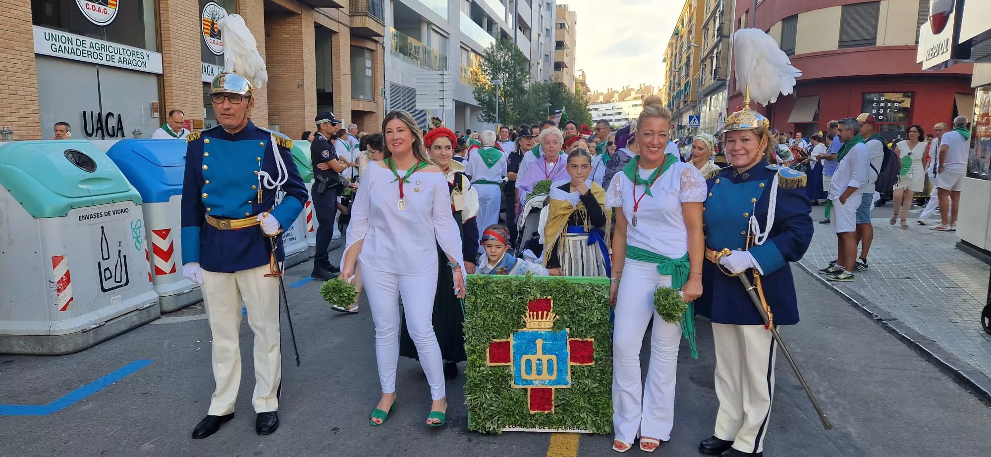 Ofrenda de Flores y Frutos a San Lorenzo. Foto Myriam Martínez