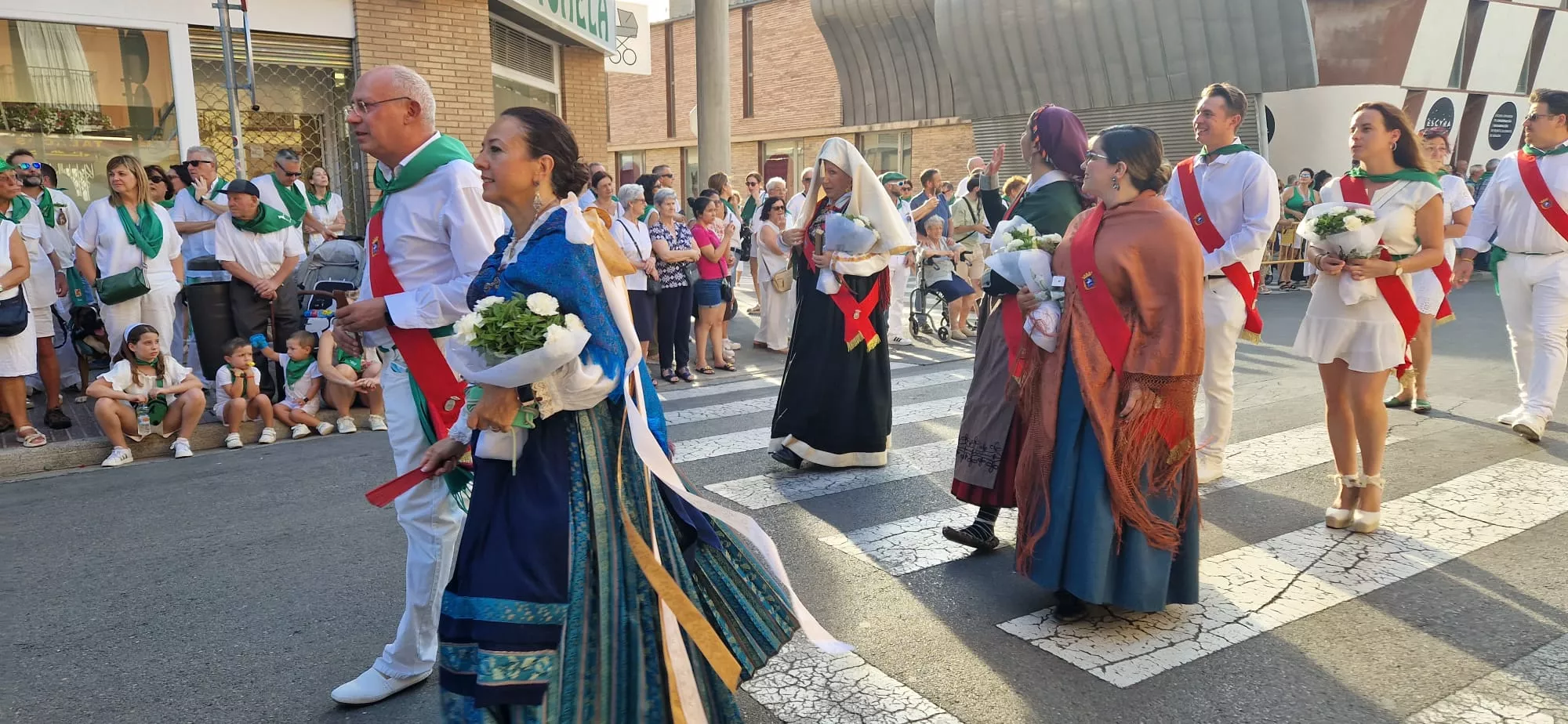 Ofrenda de Flores y Frutos a San Lorenzo. Foto Myriam Martínez