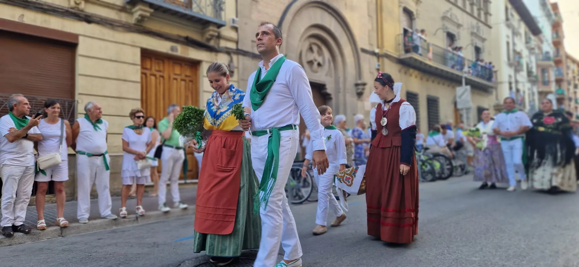 Ofrenda de Flores y Frutos a San Lorenzo. Foto Myriam Martínez