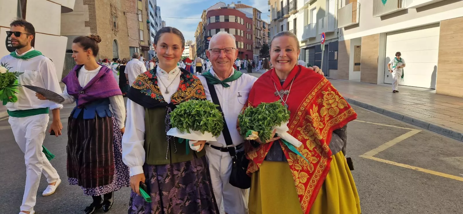 Ofrenda de Flores y Frutos a San Lorenzo. Foto Myriam Martínez
