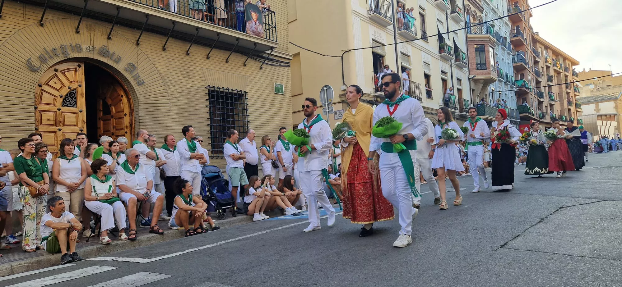 Ofrenda de Flores y Frutos a San Lorenzo. Foto Myriam Martínez