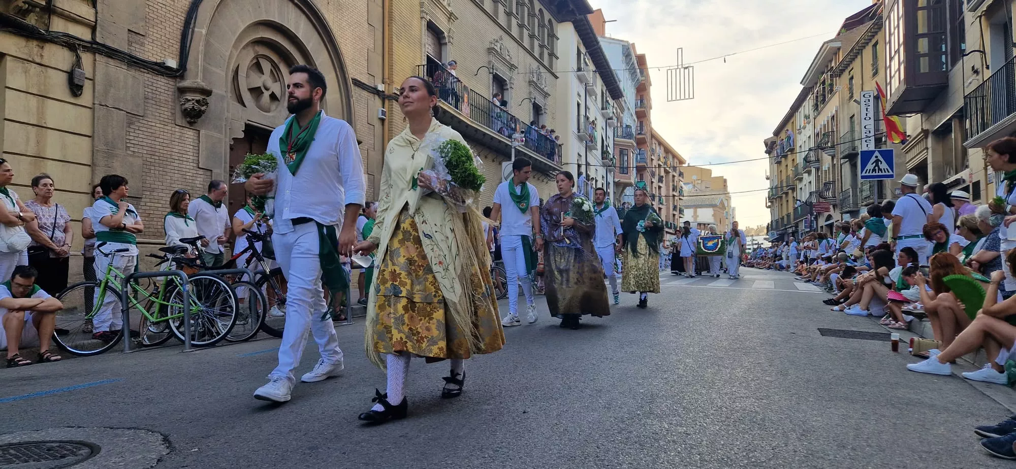 Ofrenda de Flores y Frutos a San Lorenzo. Foto Myriam Martínez