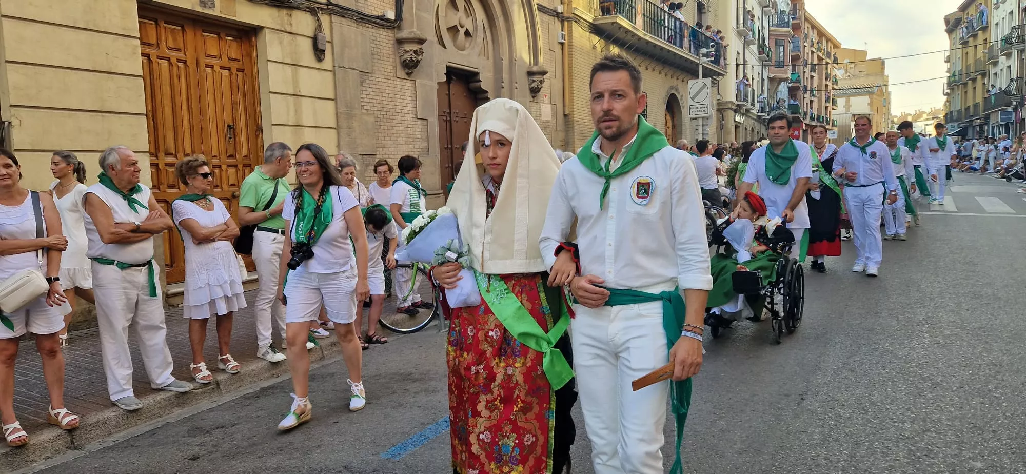 Ofrenda de Flores y Frutos a San Lorenzo. Foto Myriam Martínez