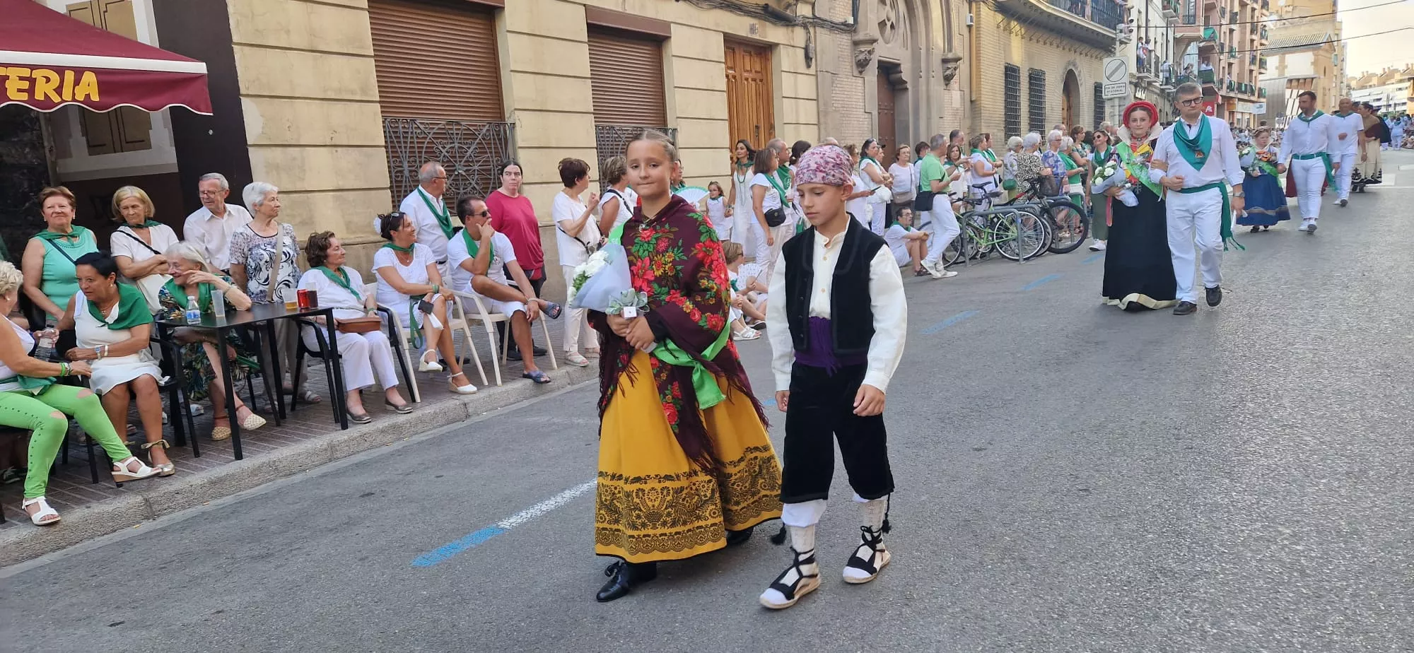 Ofrenda de Flores y Frutos a San Lorenzo. Foto Myriam Martínez