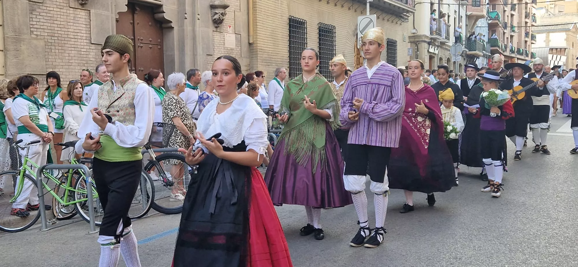 Ofrenda de Flores y Frutos a San Lorenzo. Foto Myriam Martínez