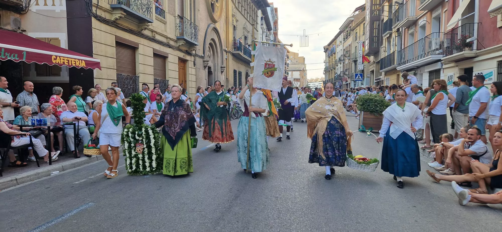 Ofrenda de Flores y Frutos a San Lorenzo. Foto Myriam Martínez