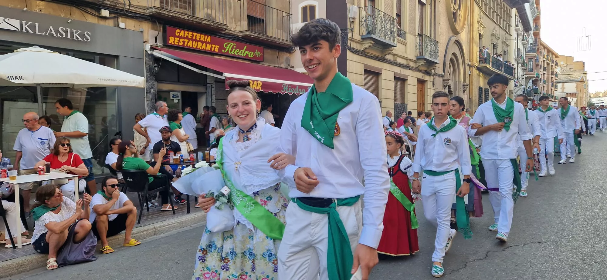 Ofrenda de Flores y Frutos a San Lorenzo. Foto Myriam Martínez
