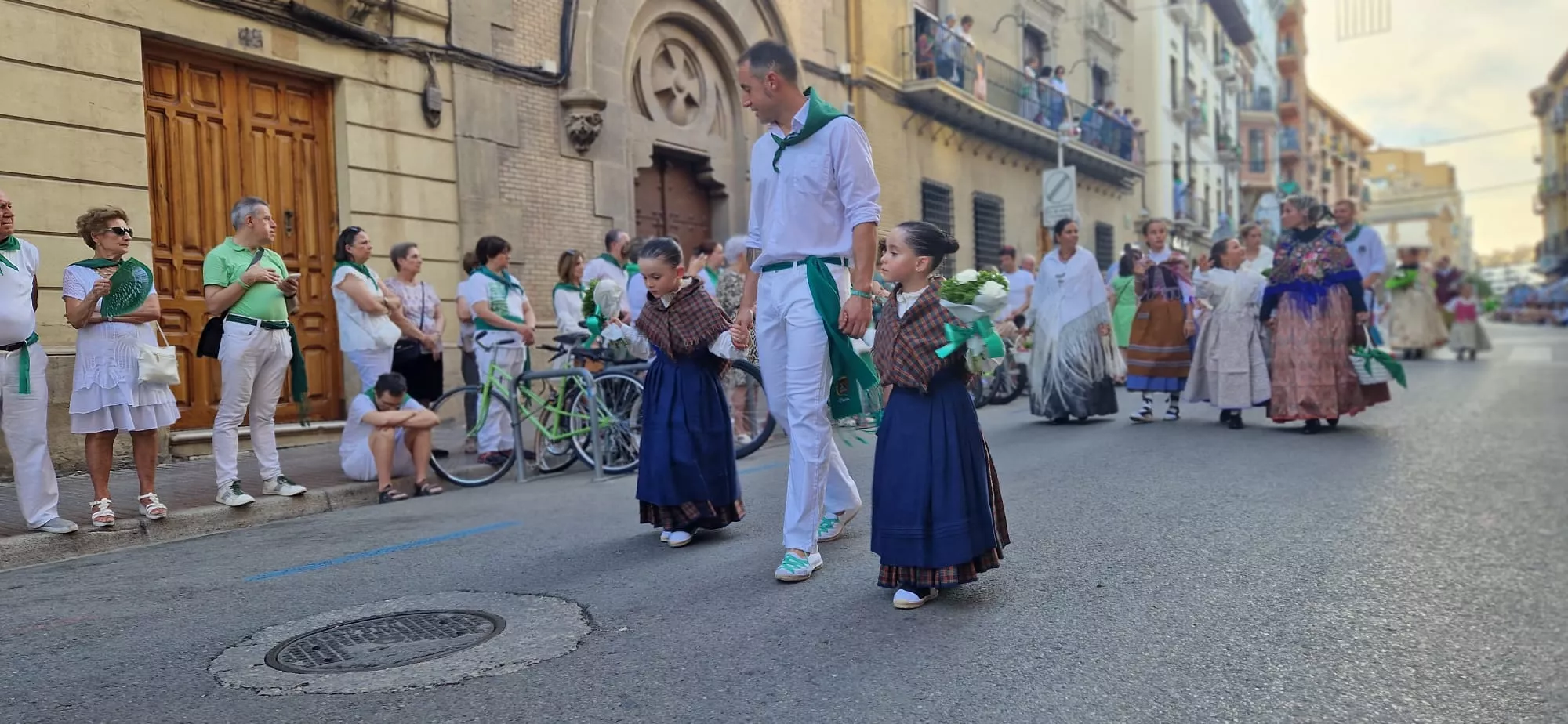 Ofrenda de Flores y Frutos a San Lorenzo. Foto Myriam Martínez
