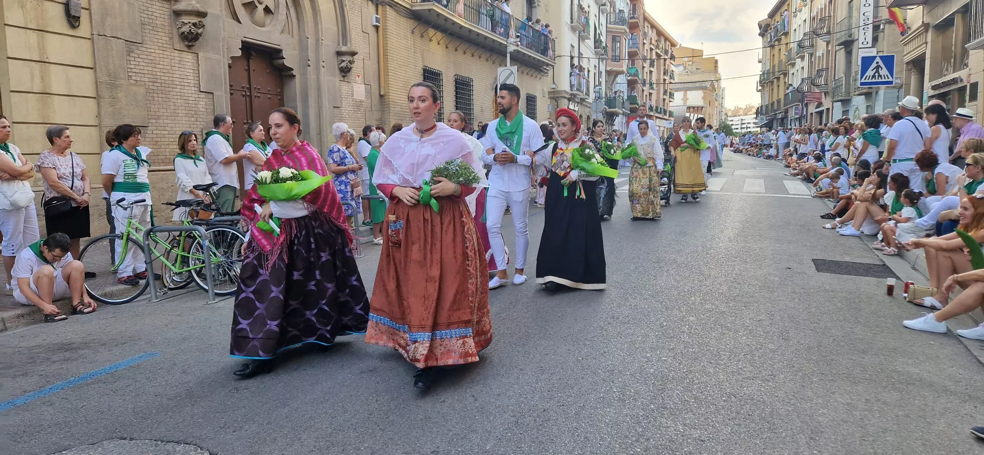 Ofrenda de Flores y Frutos a San Lorenzo. Foto Myriam Martínez