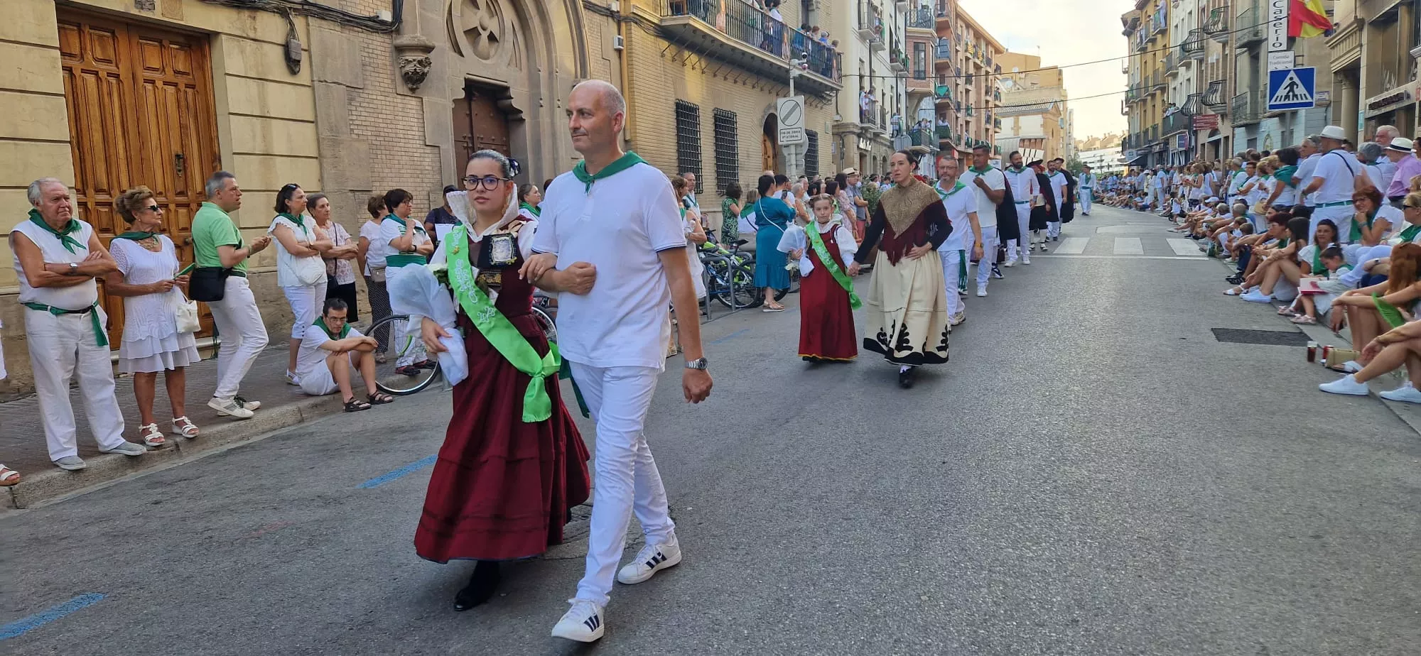 Ofrenda de Flores y Frutos a San Lorenzo. Foto Myriam Martínez