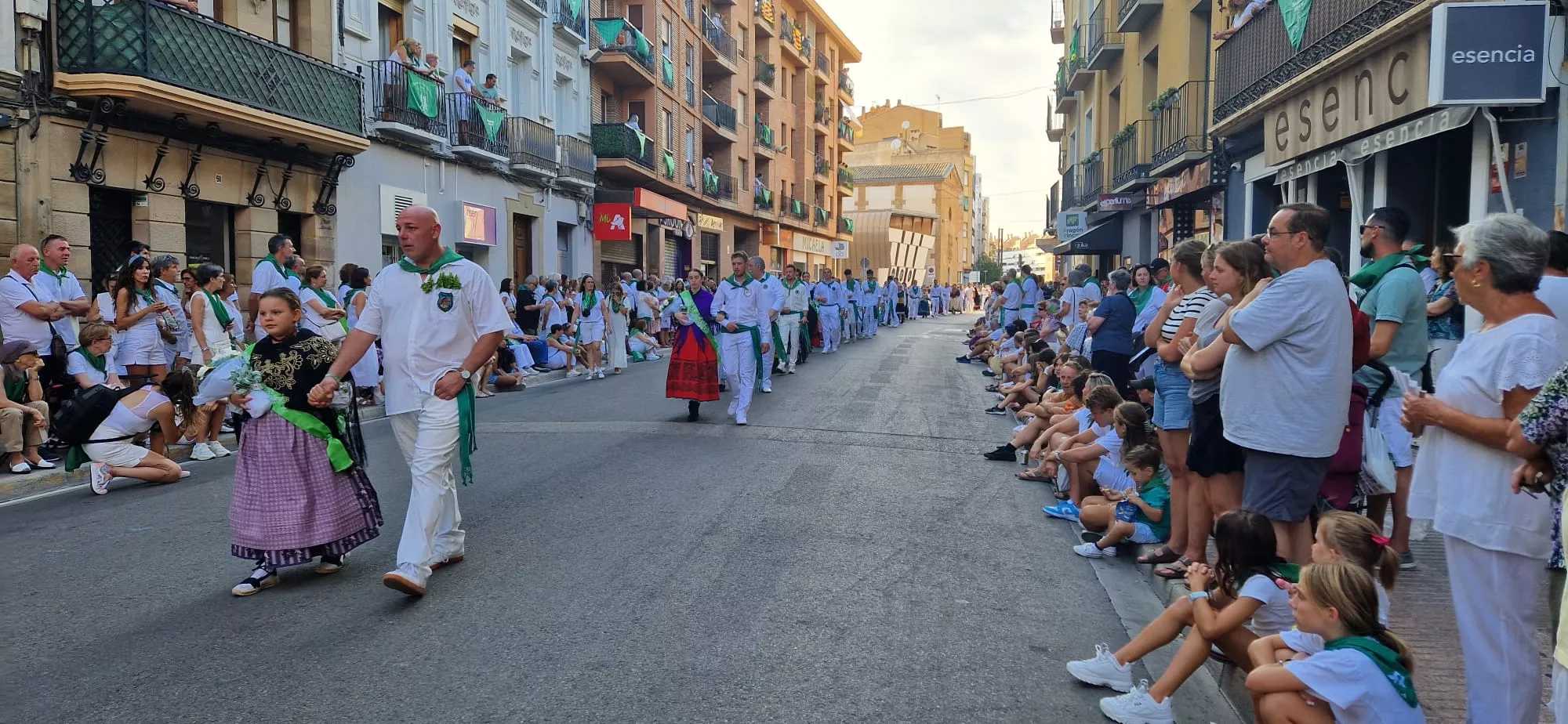 Ofrenda de Flores y Frutos a San Lorenzo. Foto Myriam Martínez