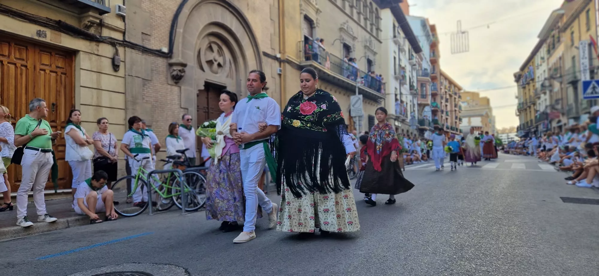 Ofrenda de Flores y Frutos a San Lorenzo. Foto Myriam Martínez