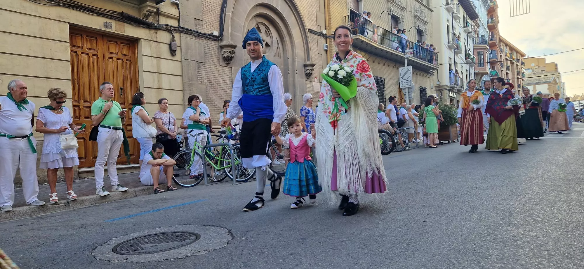 Ofrenda de Flores y Frutos a San Lorenzo. Foto Myriam Martínez