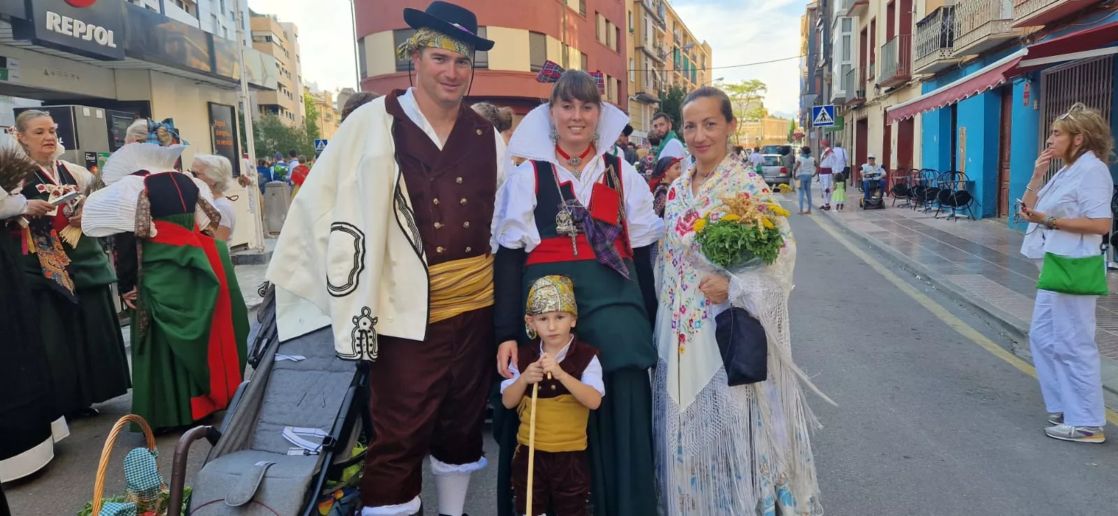 Ofrenda de Flores y Frutos a San Lorenzo. Foto Myriam Martínez