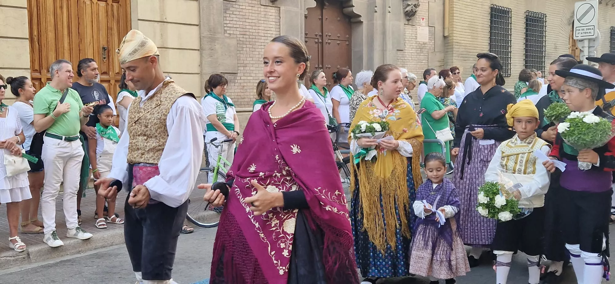 Ofrenda de Flores y Frutos a San Lorenzo. Foto Myriam Martínez