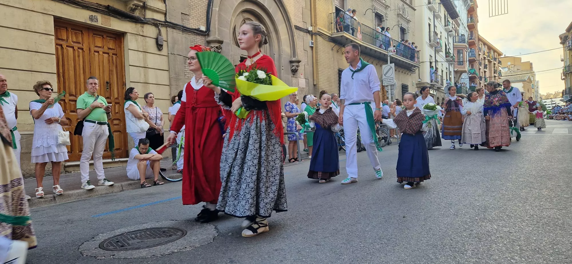Ofrenda de Flores y Frutos a San Lorenzo. Foto Myriam Martínez