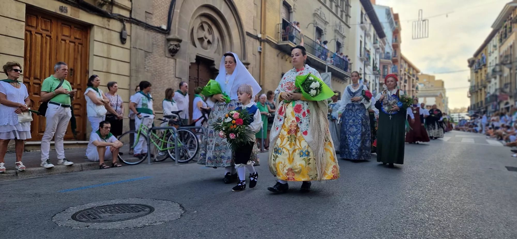 Ofrenda de Flores y Frutos a San Lorenzo. Foto Myriam Martínez