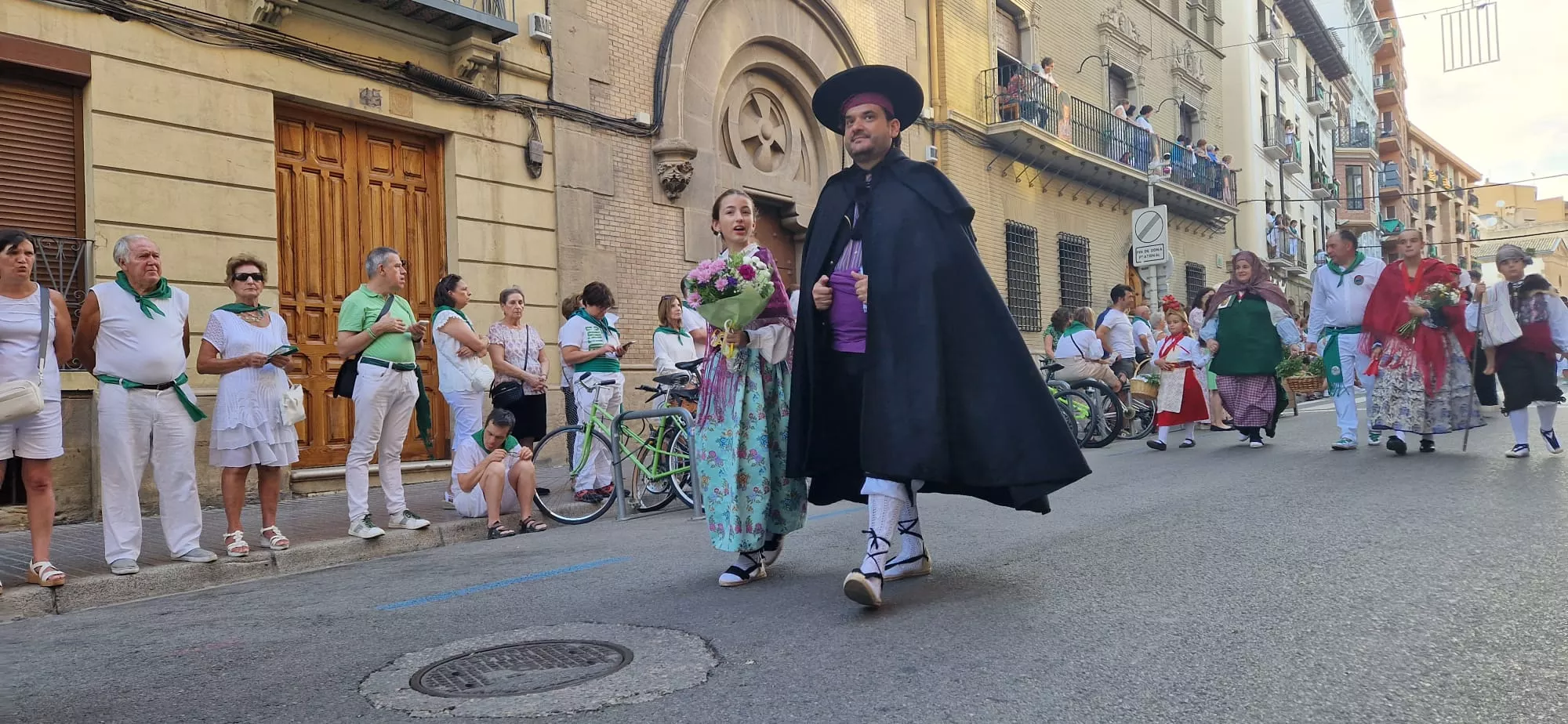 Ofrenda de Flores y Frutos a San Lorenzo. Foto Myriam Martínez