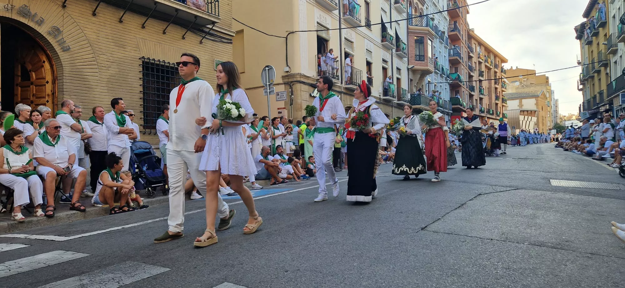 Ofrenda de Flores y Frutos a San Lorenzo. Foto Myriam Martínez