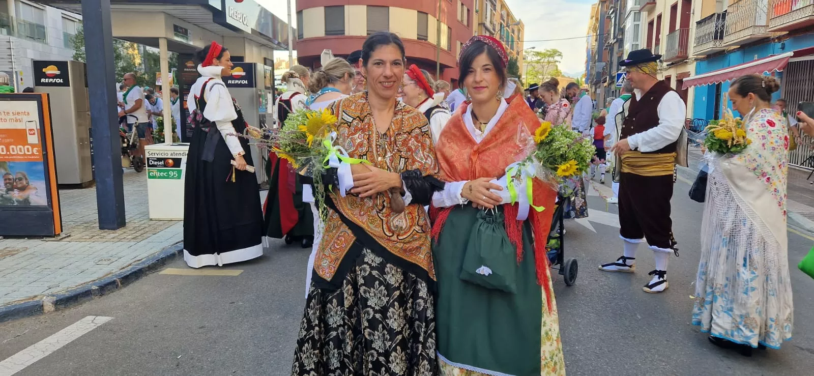 Ofrenda de Flores y Frutos a San Lorenzo. Foto Myriam Martínez