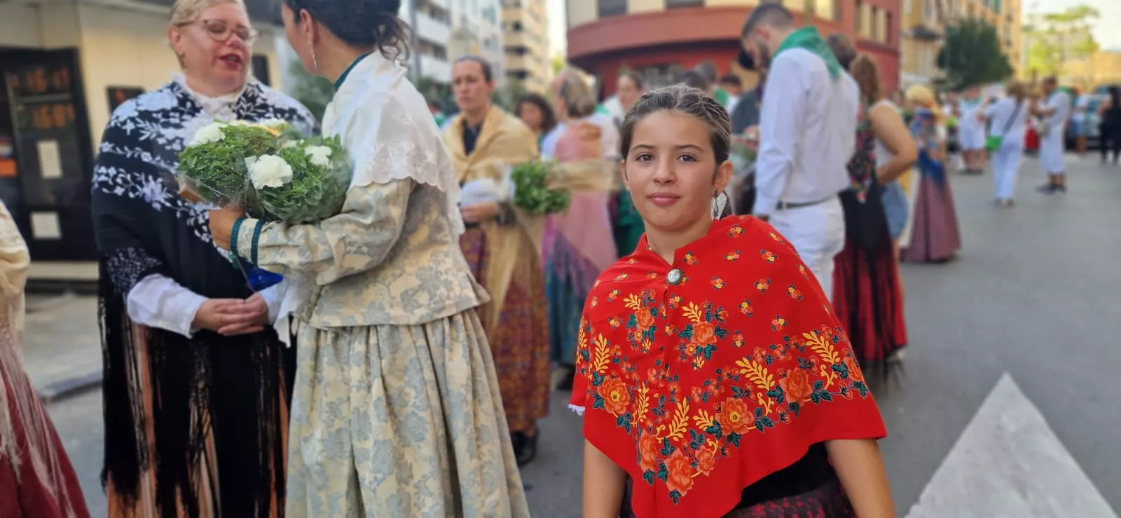 Ofrenda de Flores y Frutos a San Lorenzo. Foto Myriam Martínez