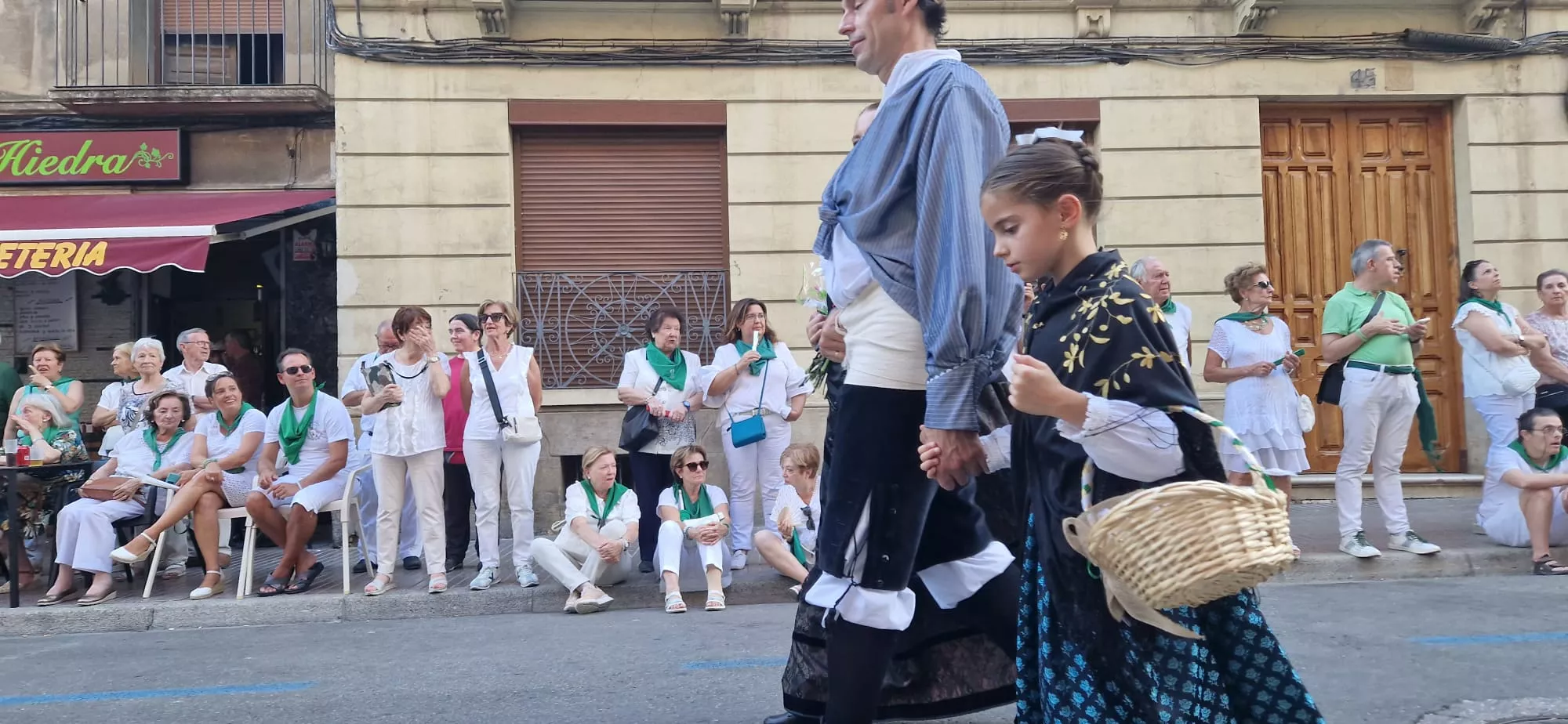 Ofrenda de Flores y Frutos a San Lorenzo. Foto Myriam Martínez
