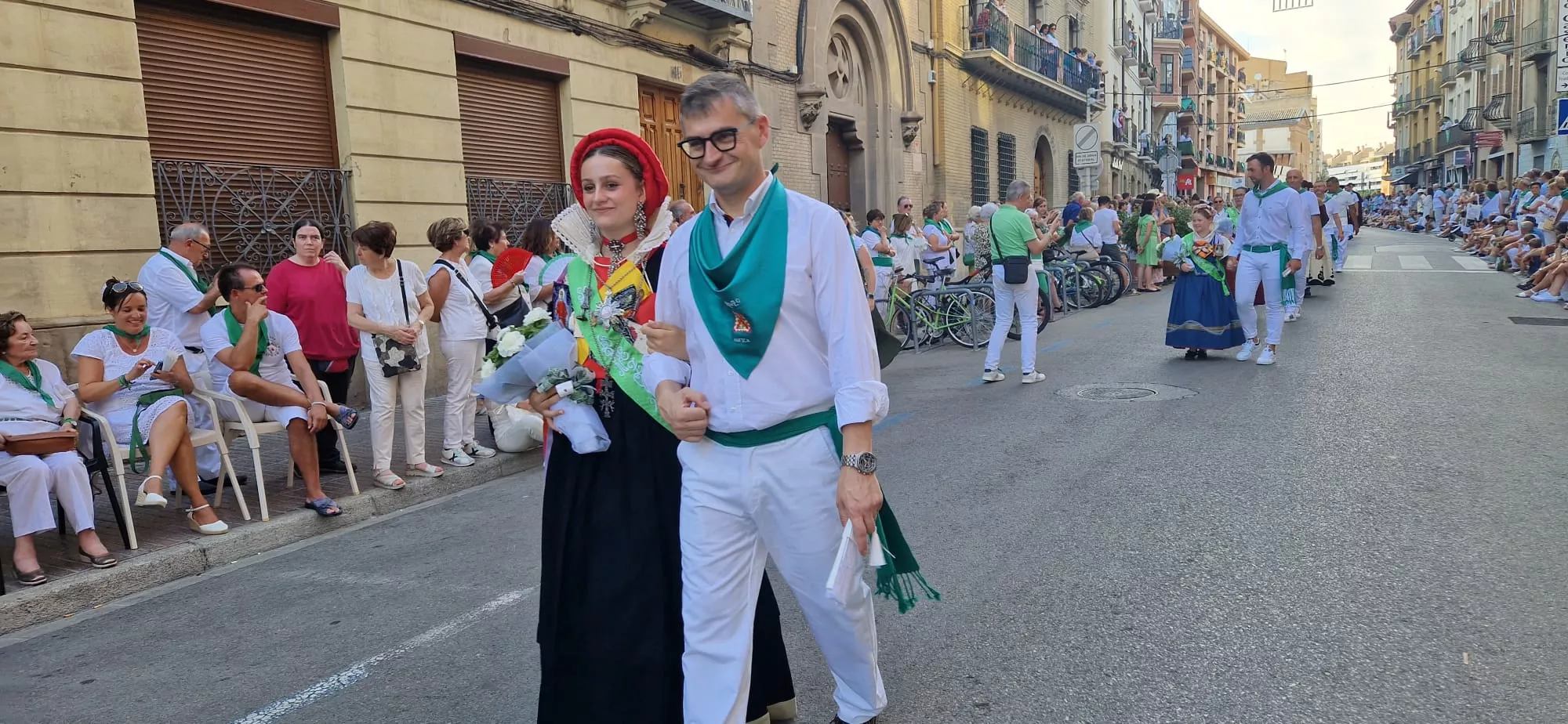 Ofrenda de Flores y Frutos a San Lorenzo. Foto Myriam Martínez