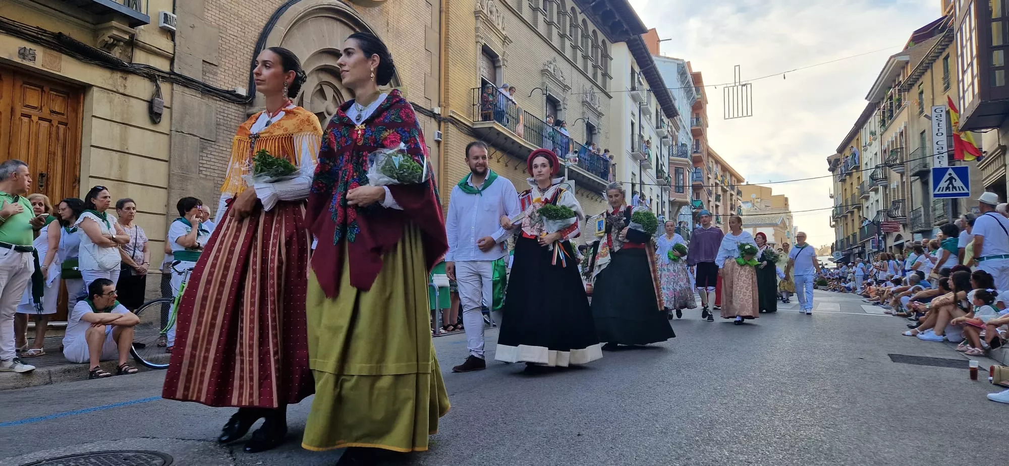 Ofrenda de Flores y Frutos a San Lorenzo. Foto Myriam Martínez