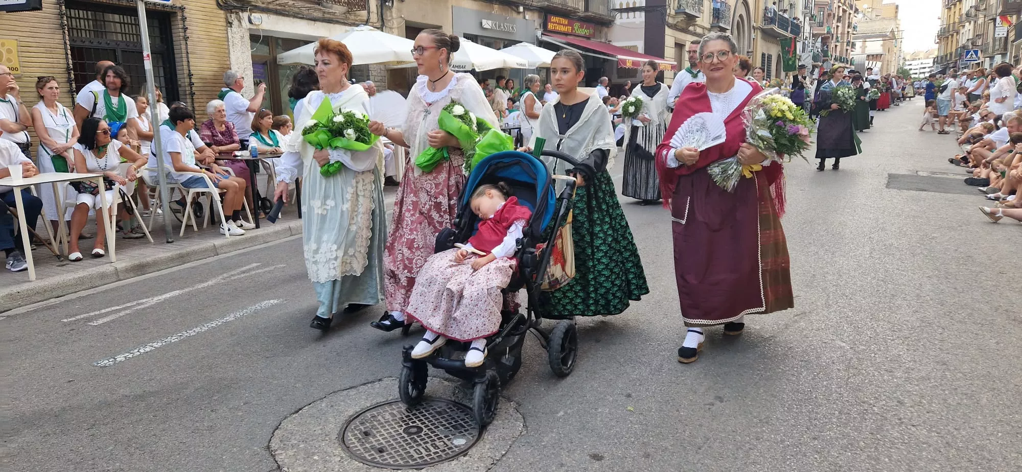 Ofrenda de Flores y Frutos a San Lorenzo. Foto Myriam Martínez
